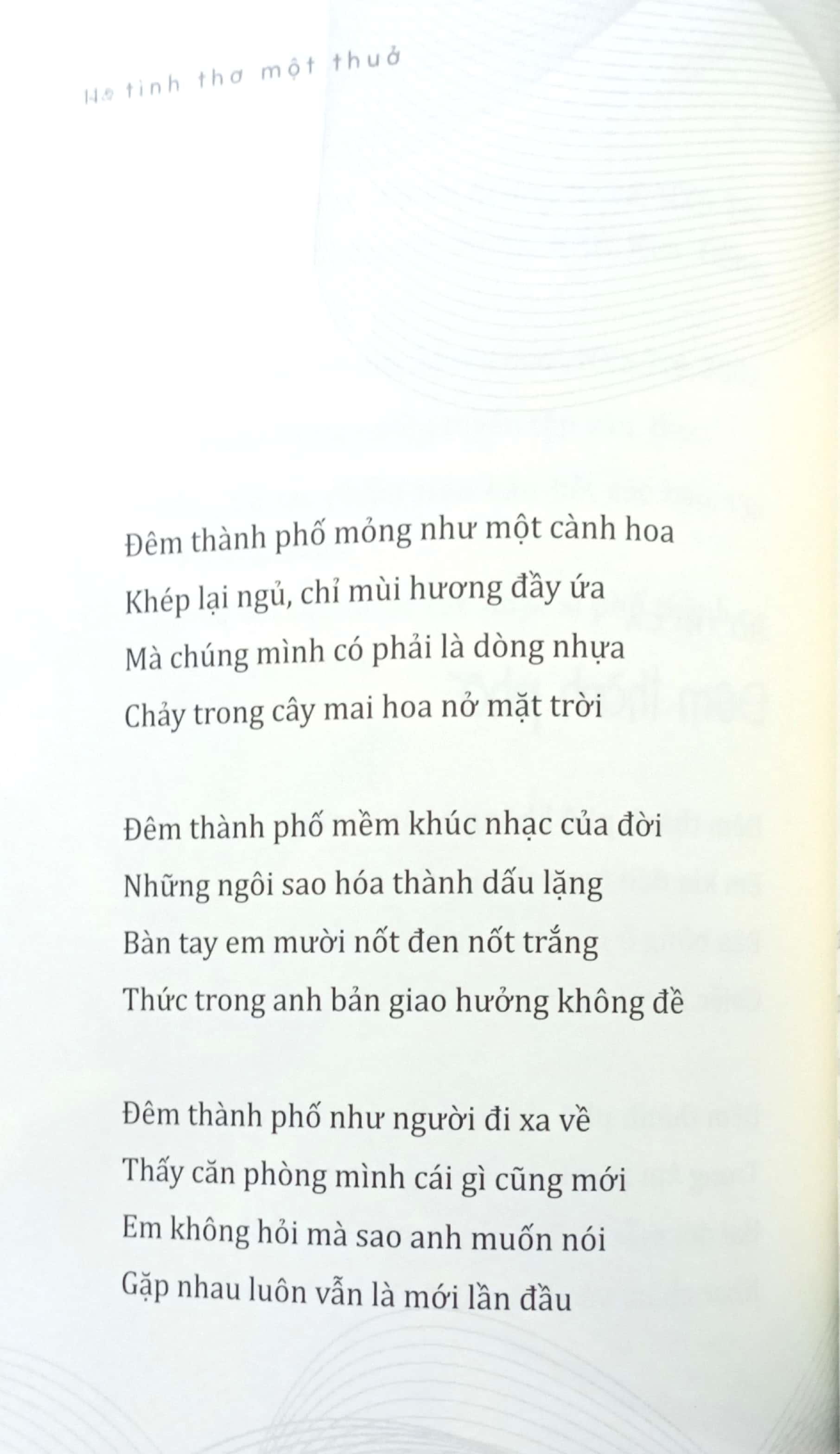 Tuyển Tập Thơ Tình - Tình Thơ Một Thuở