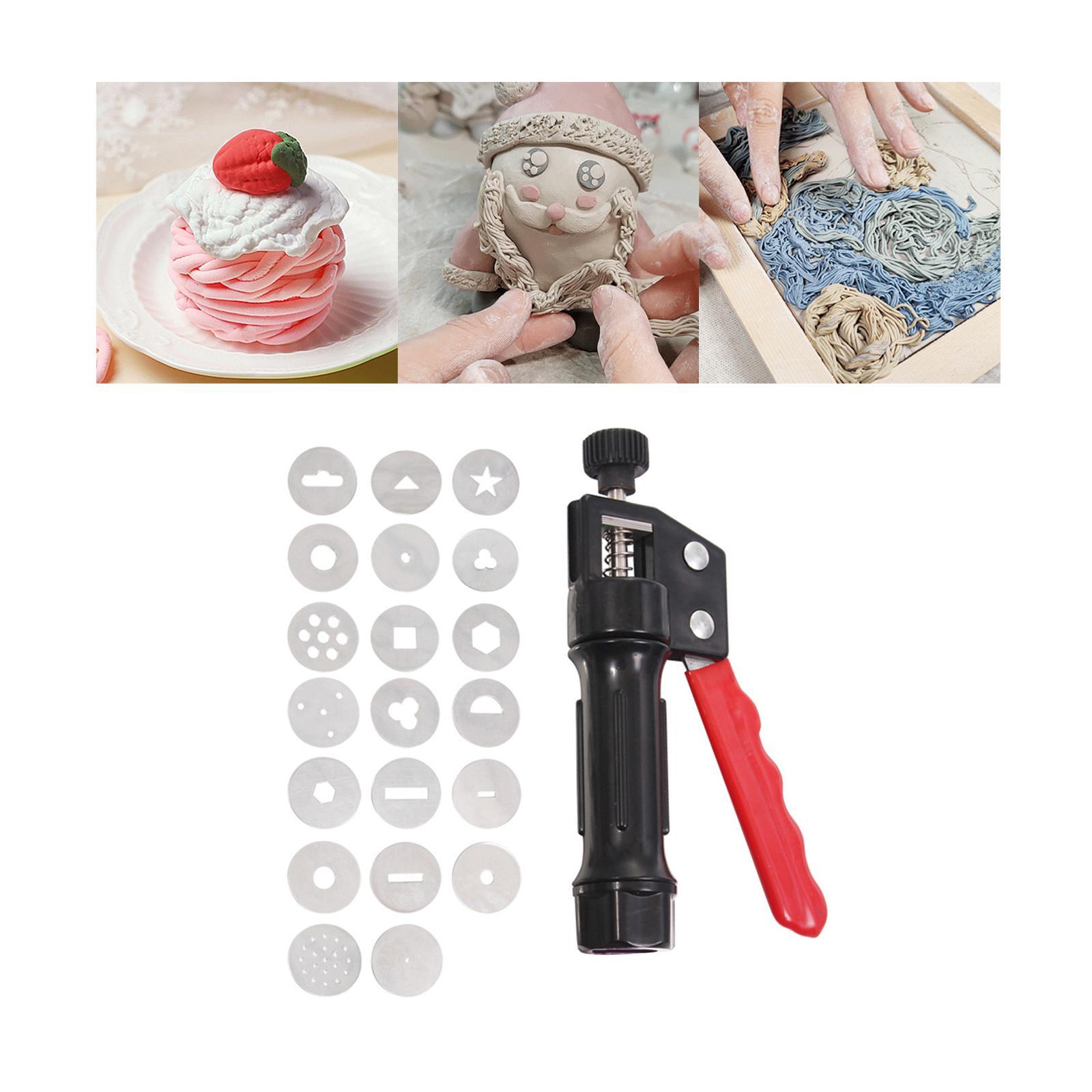 Soft Clay Extruder Sugar Paste Extruder for DIY Cake Decoration Ceramic Clay