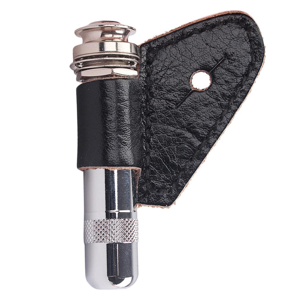 /4" Stereo Jack for Acoustic/Bass Guitar Chrome with