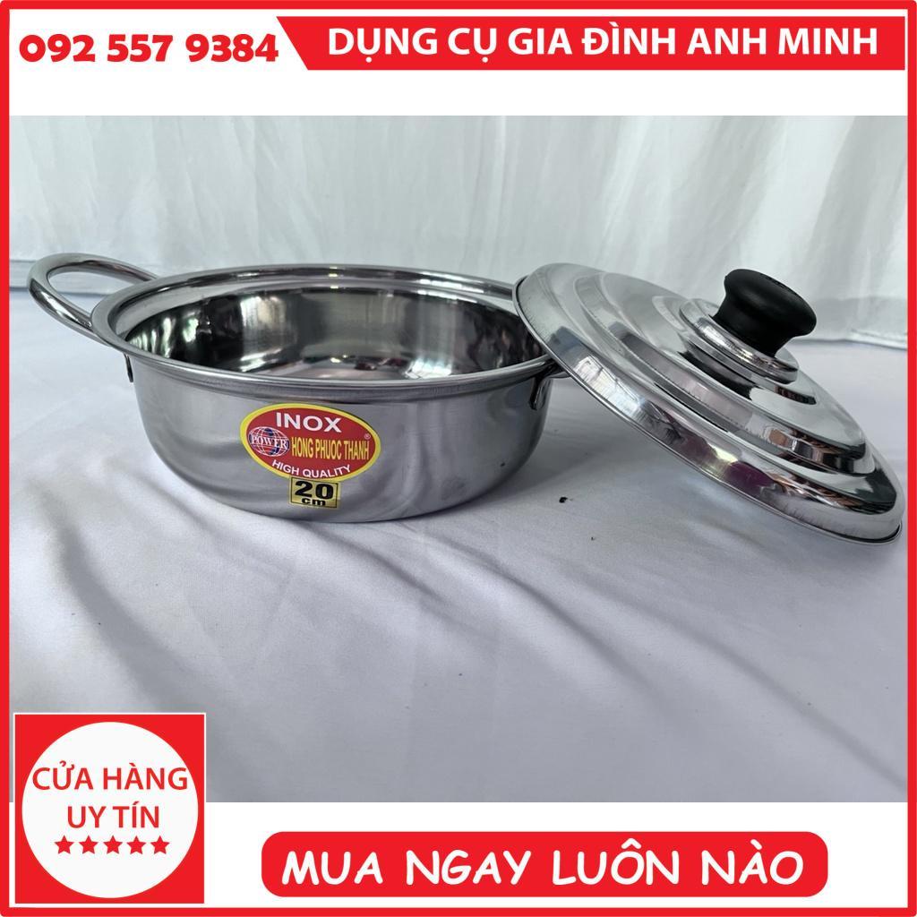 20 Nồi lẩu inox Nồi inox nấu bếp từ Nồi inox 304 Nồi inox 3 đáy Nồi inox nhỏ dùng trong gia đình