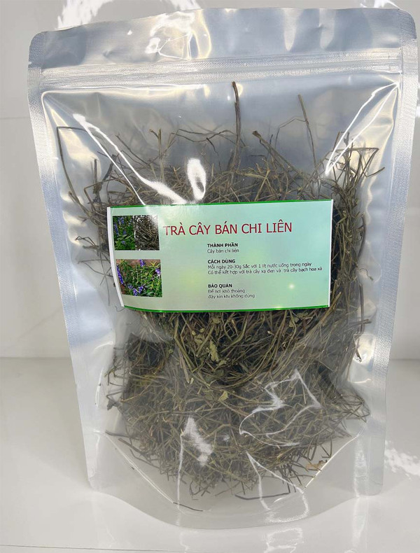 Trà Cây bán chi liên ( Cây bán chi liên khô ) - Sản phẩm sạch đạt chuẩn ATTP