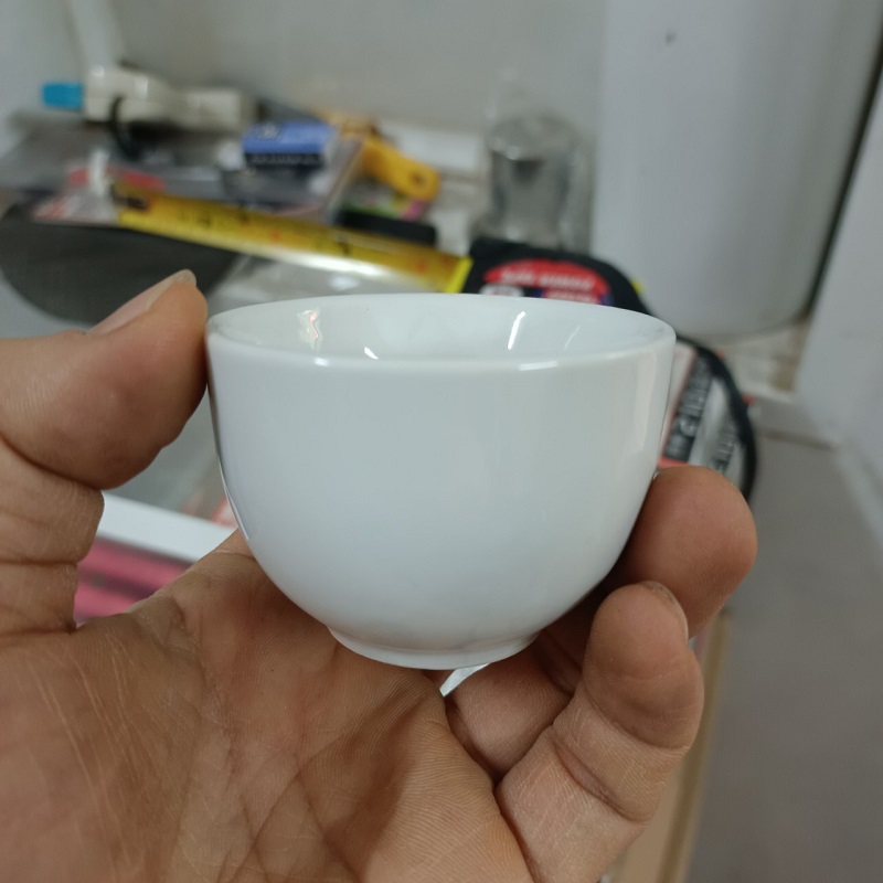 Set 6 Chén Trà Không Quai Bát Tràng Hàng Đẹp