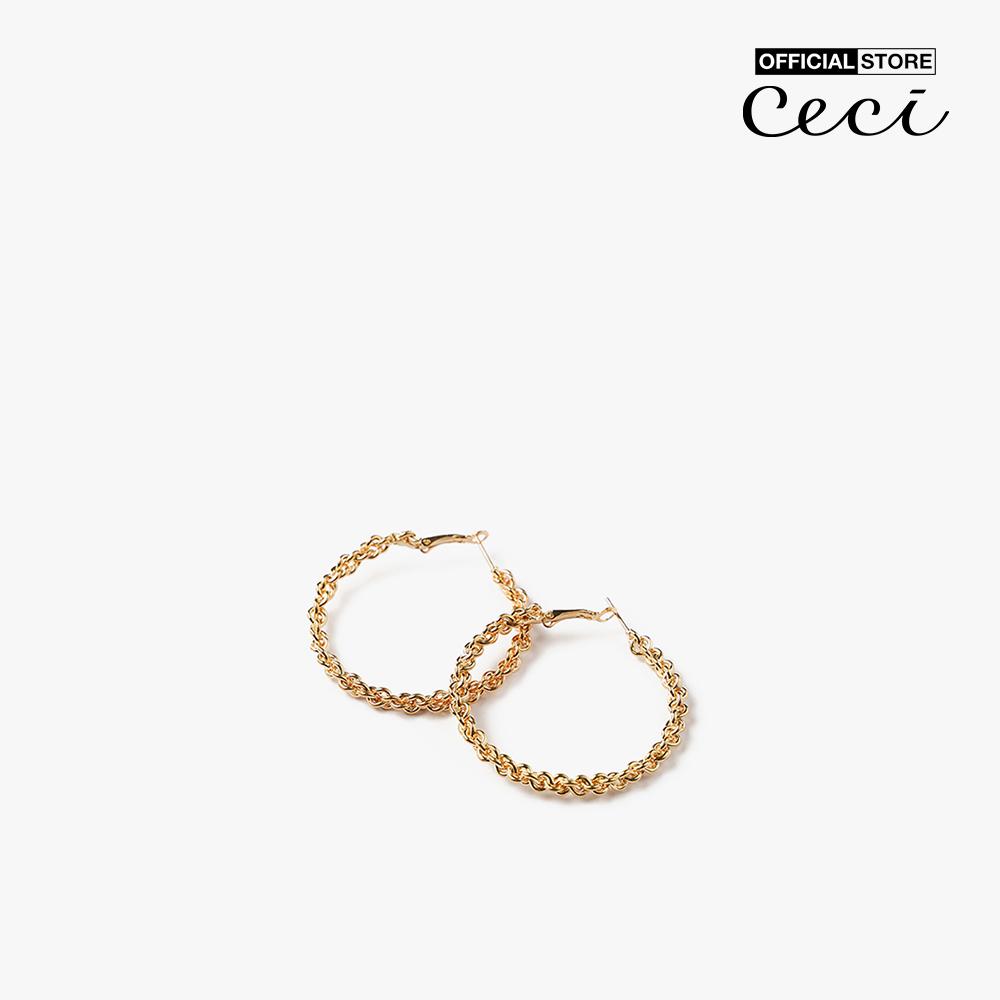 CECI - Khuyên tai nữ khoen tròn lớn thời trang CC1-07000082