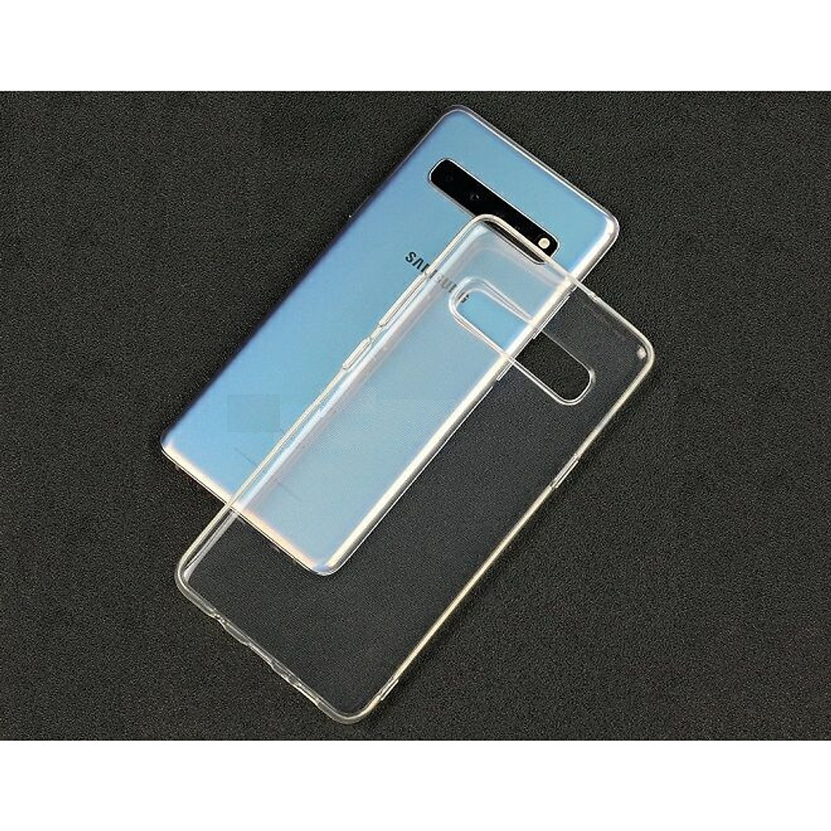 Ốp lưng dành cho Samsung Galaxy S10 5G silicon dẻo trong suốt cao cấp loại A+