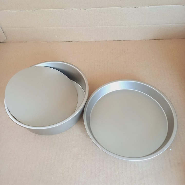 Bộ 5 Khuôn Nướng Bánh Chống Dính Cao Cấp Chất Liệu Thép Carbon - khuôn nướng bánh mì, pizza, cupcake