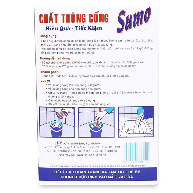 Bột Thông Cống Sumo Hộp (175g)