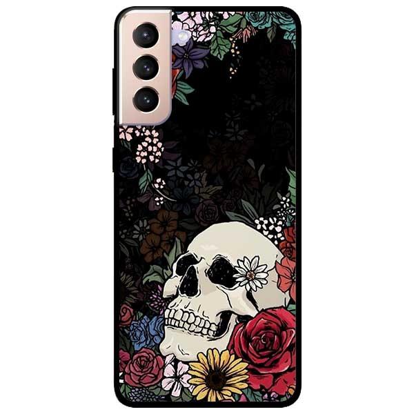 Ốp lưng dành cho Samsung S21 - S21 Plus - S21 Ultra mẫu Họa Tiết Hoa Đầu Lâu