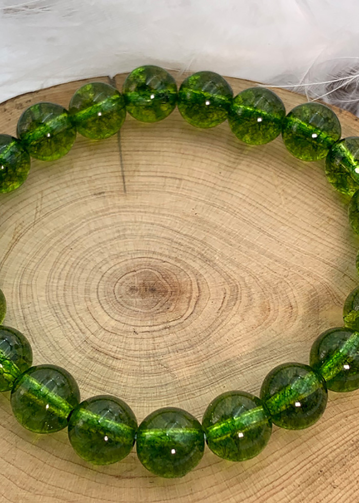 Vòng Đá Thạch Anh Xanh Lá