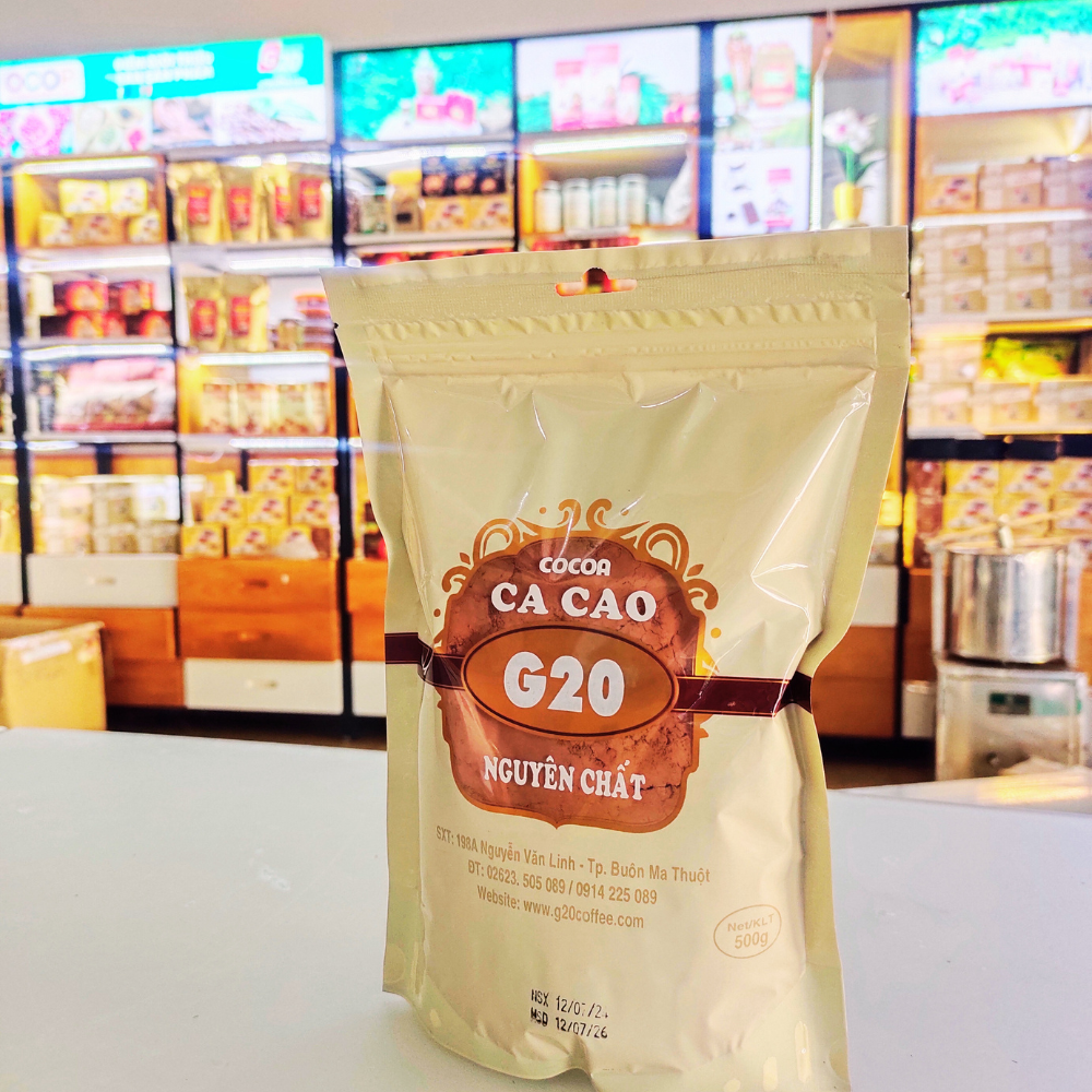 Bột Cacao Organic Nguyên Chất - G20 Coffee