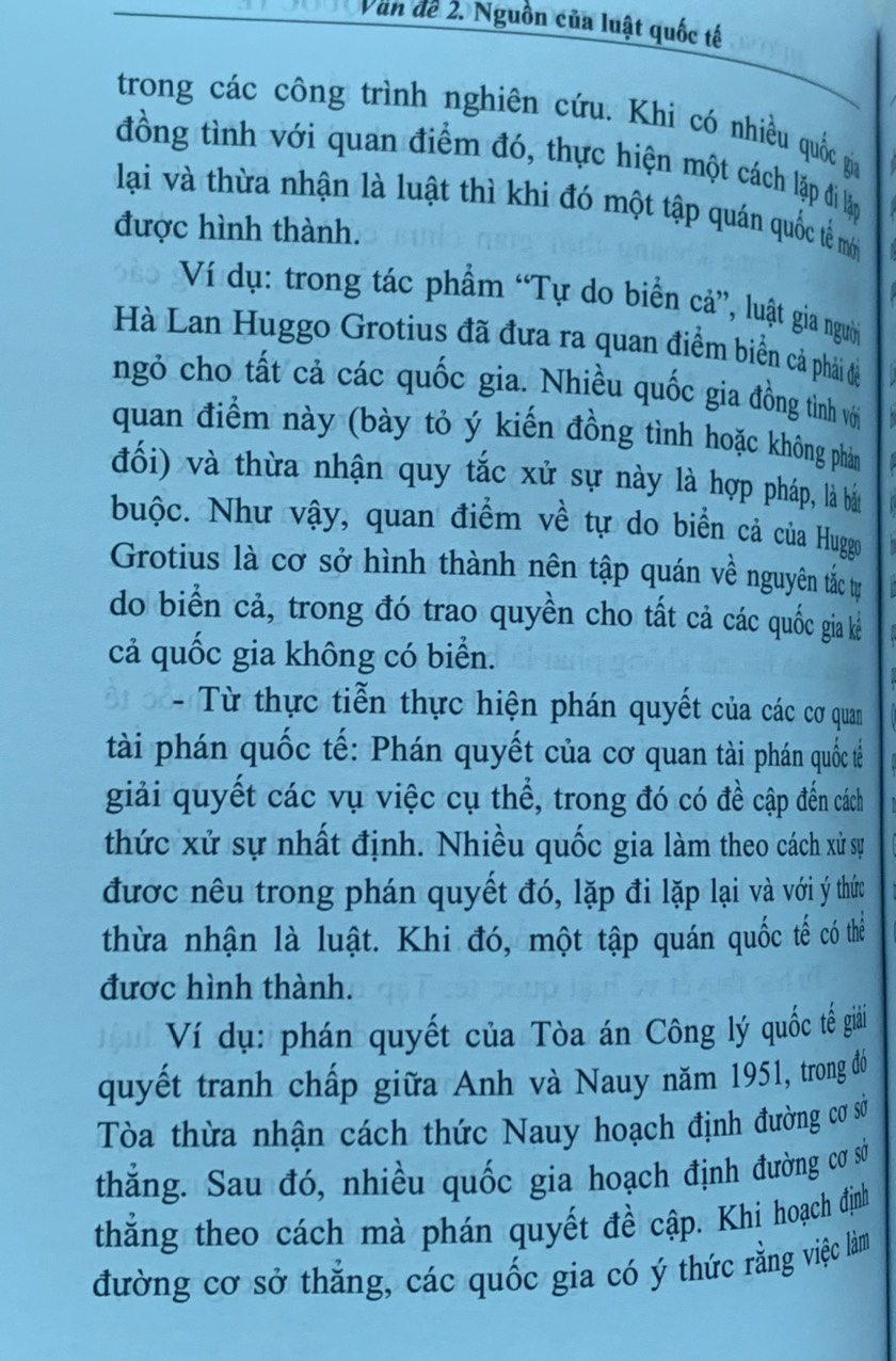 Hướng dẫn môn học công pháp quốc tế