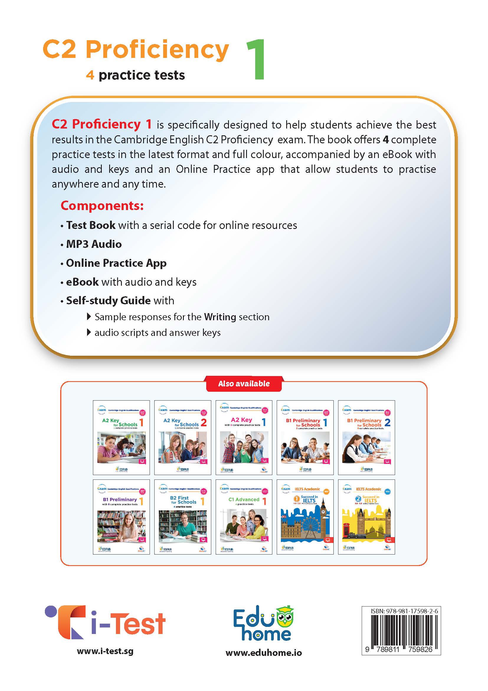 C2 Proficiency 1 with 4 Practice Tests - Latest Format