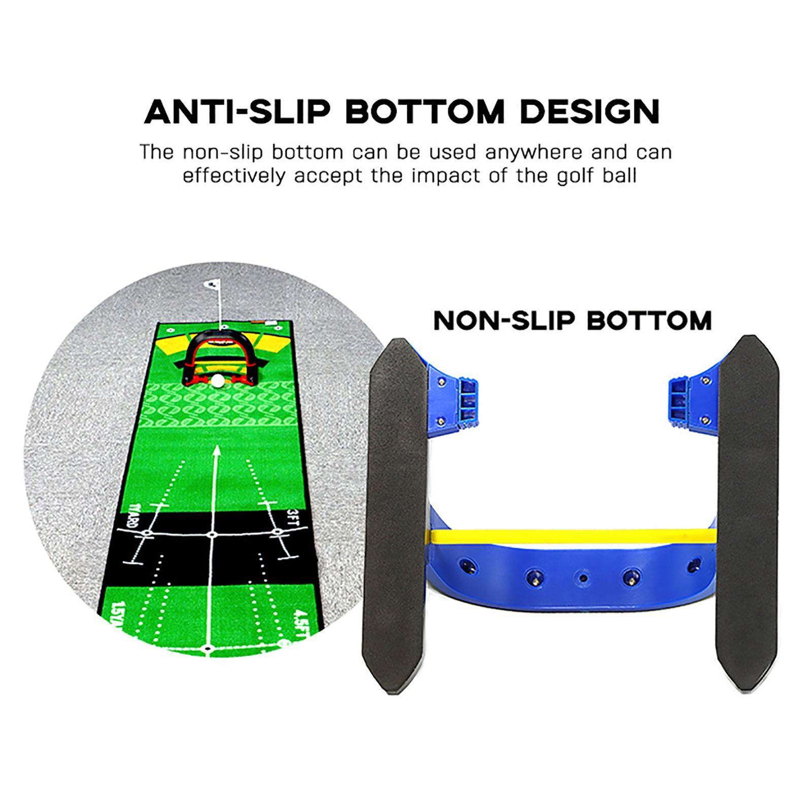 Portable Golf Putting Trainer Golf Training Aid Putting Exerciser for Training Tool