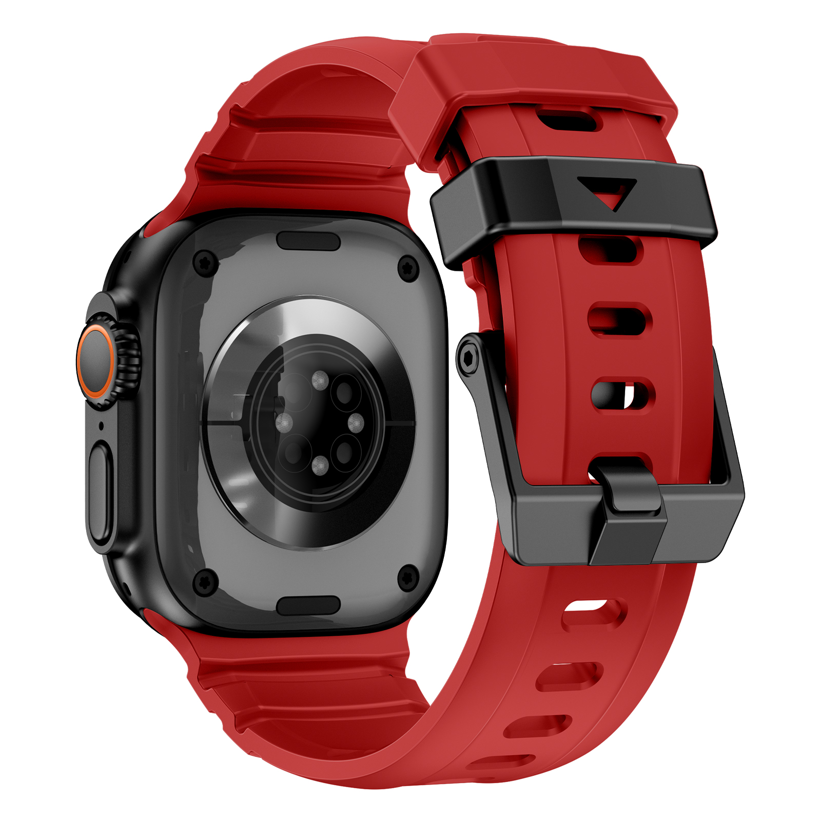 Dây Silicone Tactix cho Apple Watch Ultra 1/2/3 & Apple Watch Series 4/5/6/7/8/9/SE/10/11 Size 44/45/46/49mm - Hàng Chính Hãng