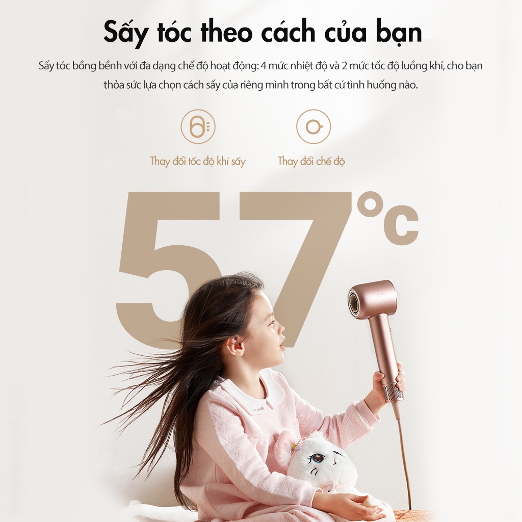 Đầu phun tinh chất dành cho máy sấy tóc Xiaomi Ion Dreame Glory hàng chính hãng