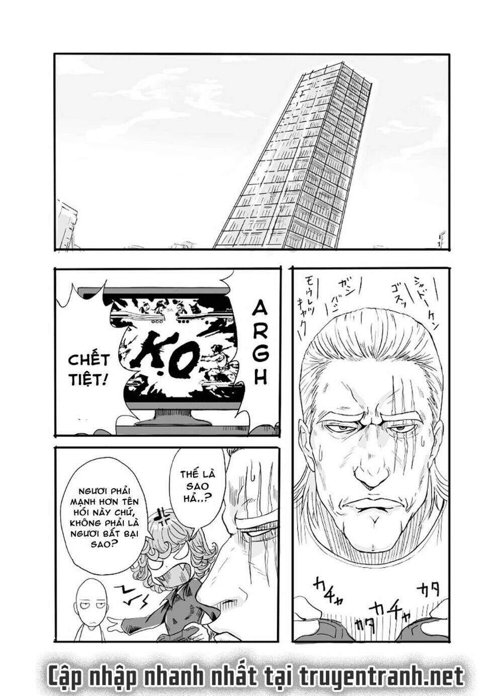 trận chiến giữa saitama và bão kinh hoàng chapter 1 28