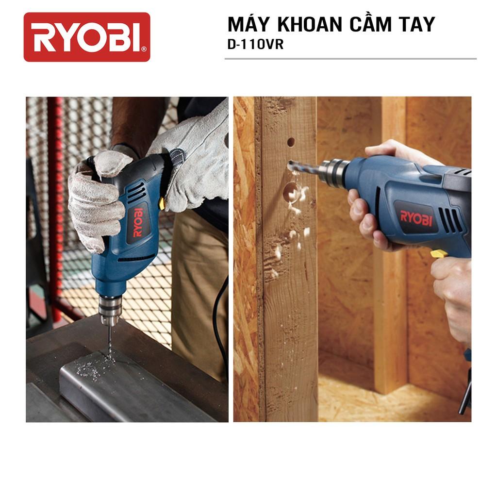 Máy khoan cầm tay đa năng điện 500W RYOBI - D-110VR