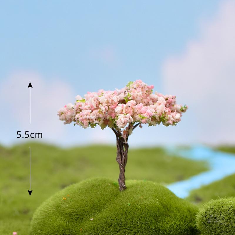 Cây có hoa giả trang trí tiểu cảnh, sân vườn, sen đá, terrarium, thiết kế cảnh quan