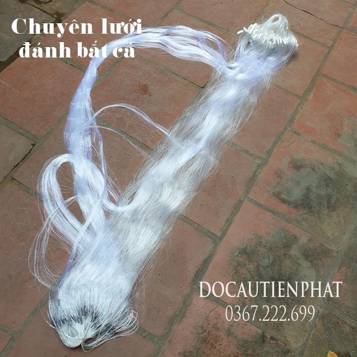 Lưới đánh cá ba màn sợi thái mắt 12cm cao 1m2 dài 80m