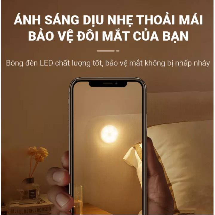 Đèn Cảm Ứng Chuyển Động, Đèn Led Dán Tường Cảm Biến Thông Minh Không Dây Dán Tủ Quần Áo, Cầu Thang, Phòng Ngủ