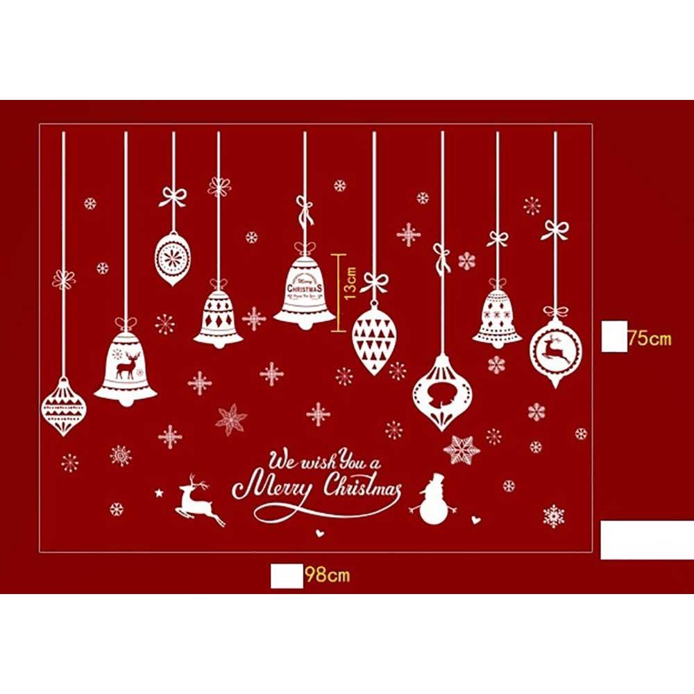 DECAL TRANG TRÍ NOEL 2 MẶT 2021 SỐ 23