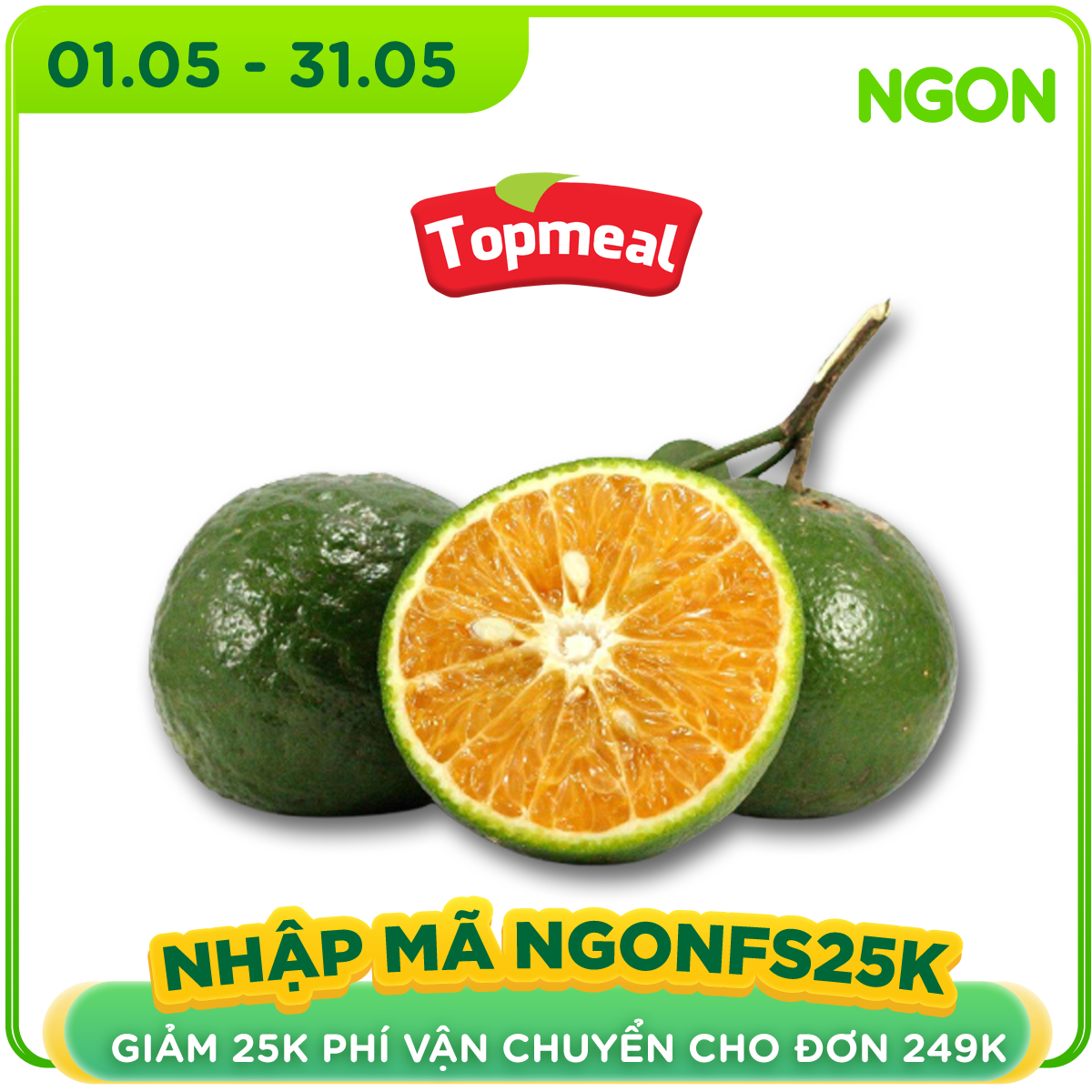 HCM - Cam sành nguyên trái (1kg) - [Giao nhanh TPHCM]