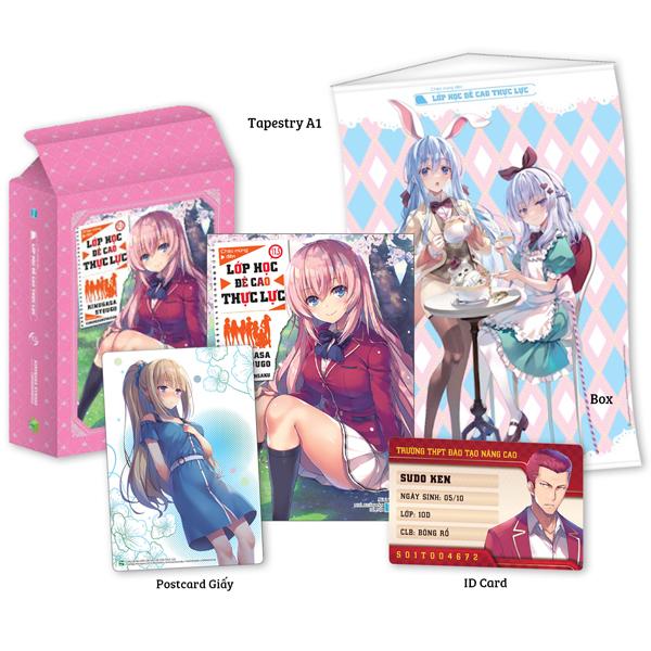 Sách - Chào Mừng Đến Lớp Học Đề Cao Thực Lực - Tập 11.5 - Bản Giới Hạn - Tặng Kèm Box + ID Card Nhựa + Postcard Giấy + Tapestry A1