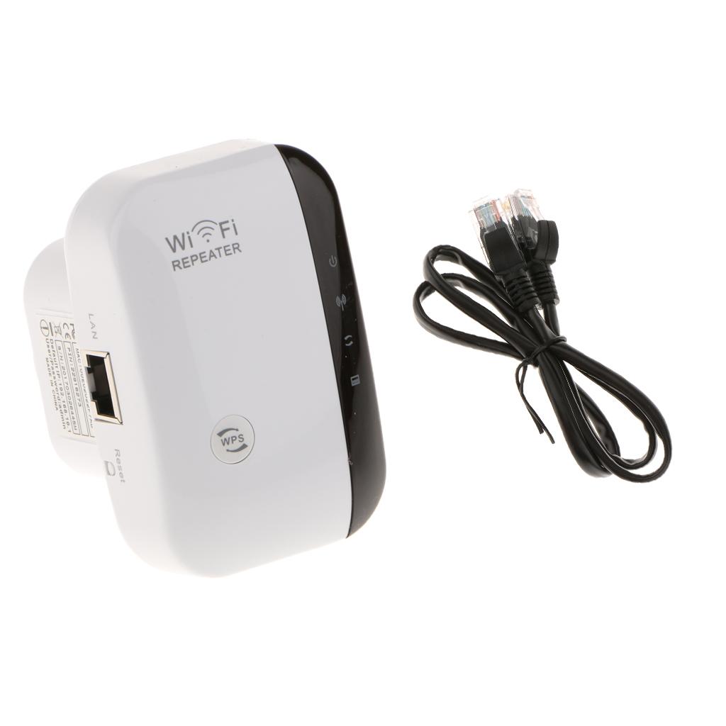 WIFI Wireless Signal Amplifier Repeater AP 300M Signal Enhancement UK Plug