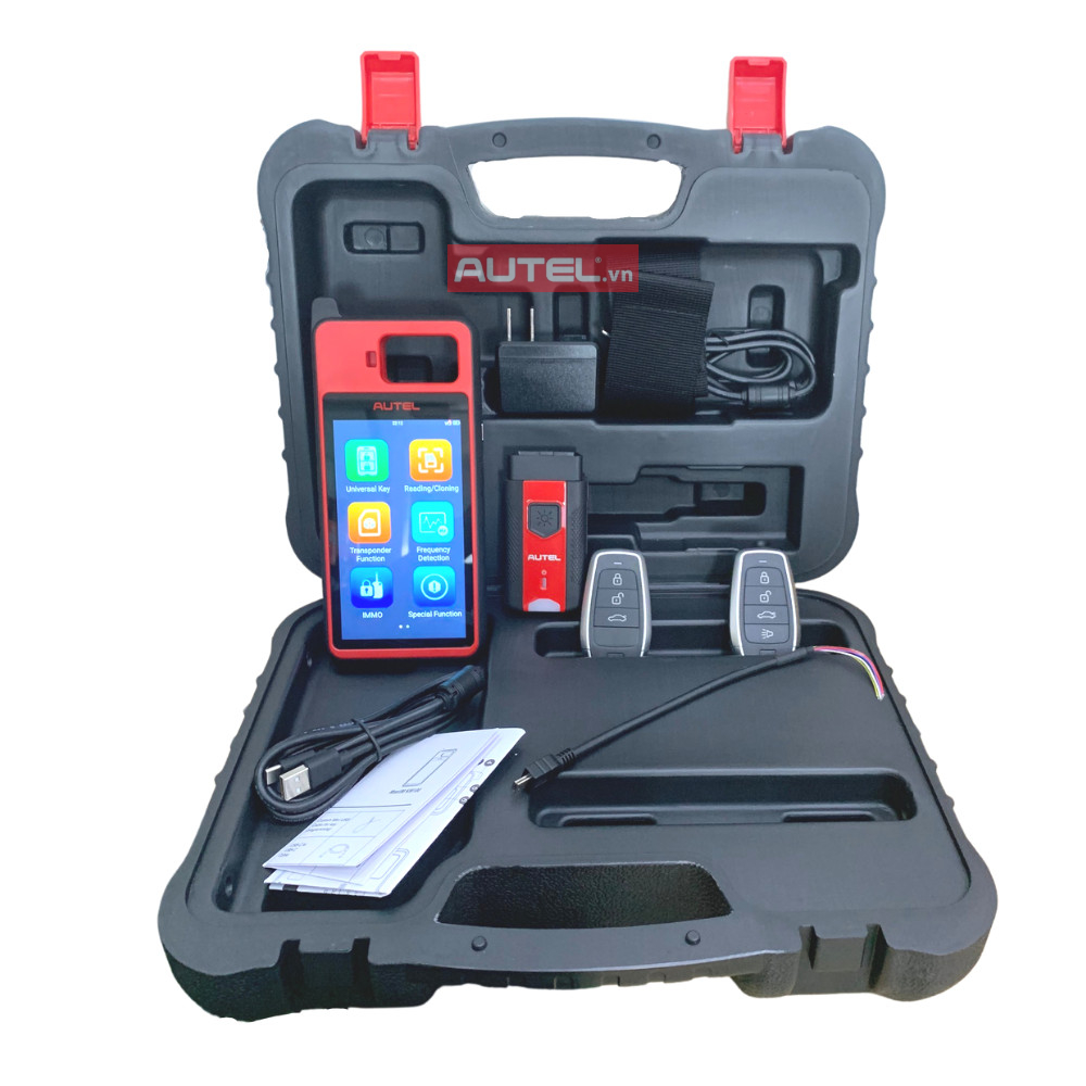 AUTEL MAXIIM KM100- Thiết Bị Cài Đặt, Lập Trình Chìa Khóa, Smartkey Ô Tô, Đọc Ghi Chip Chìa Khóa Trực Tiếp Các Dòng Xe Ô Tô - Hàng Chính Hãng