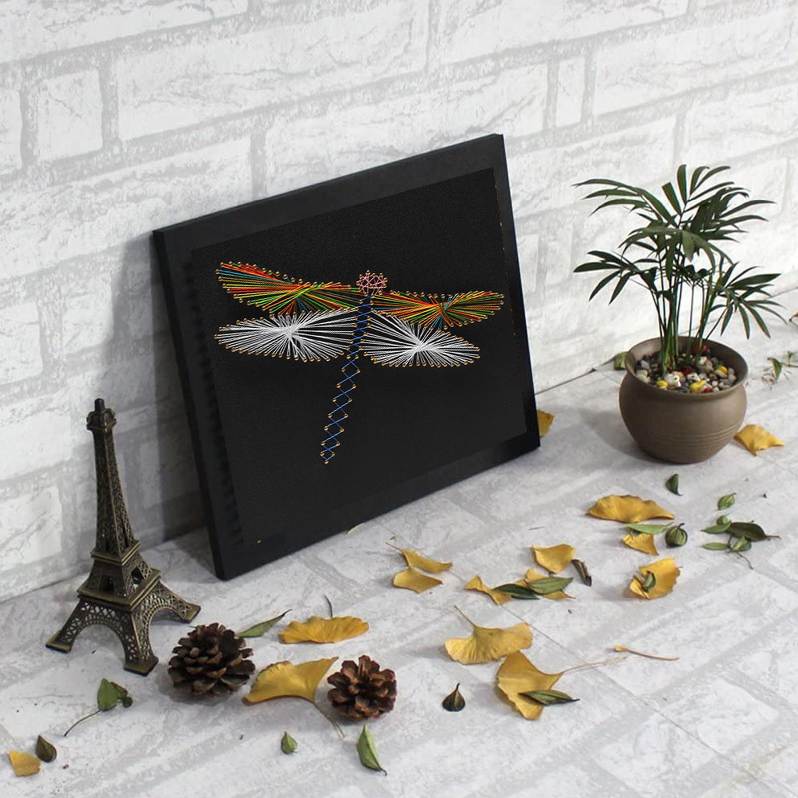 DIY Vintage String Art Kits for Childern Christmas Gift - Dragonfly Pattern