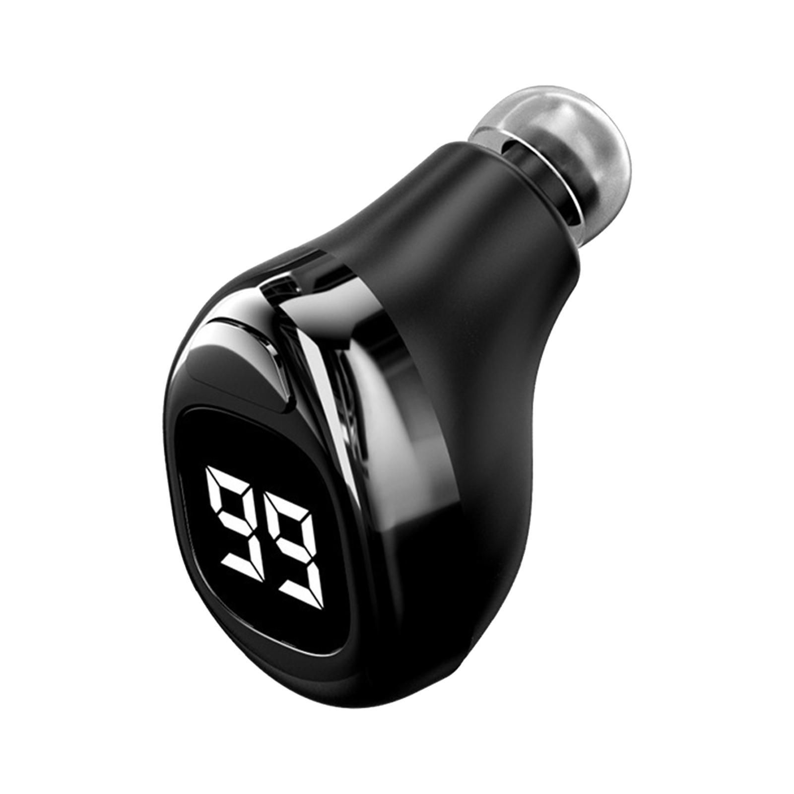 F6 Single Ear Bluetooth LED Display In-Ear Driving Earphone