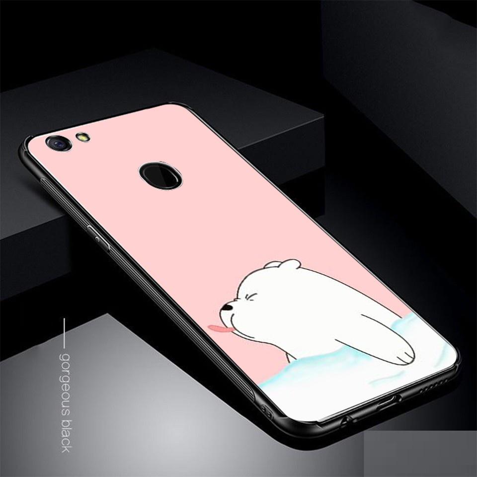 Ốp lưng in hình gấu dành cho Oppo F9 - A7 ...