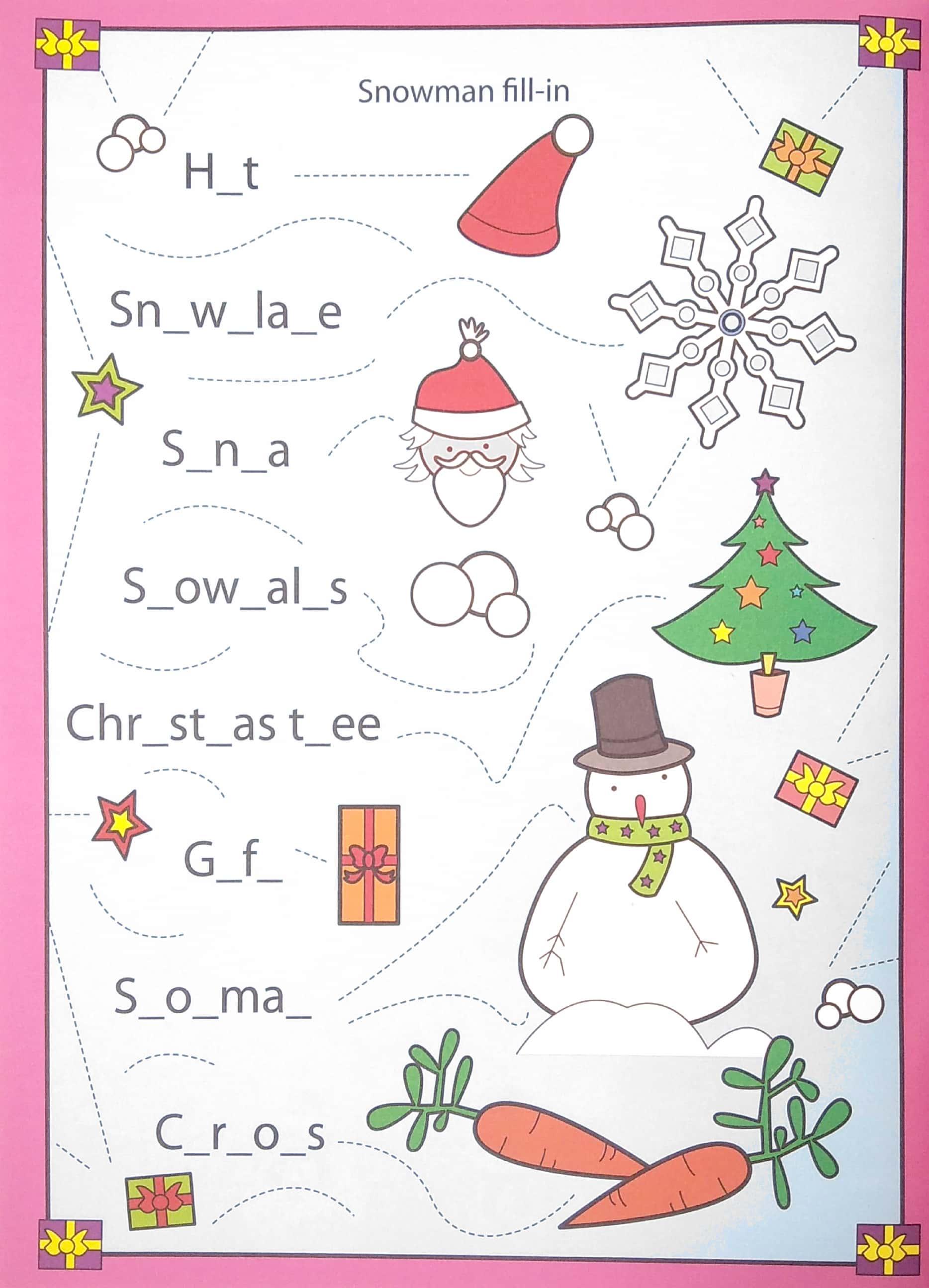 My First Christmas Sticker Book: Snowman And Friends