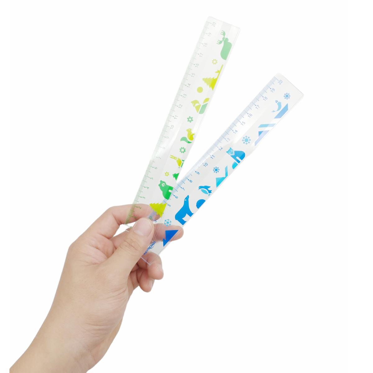 Thước Kẻ 20 cm - Keyroad KR972439 (Mẫu Màu Giao Ngẫu Nhiên)