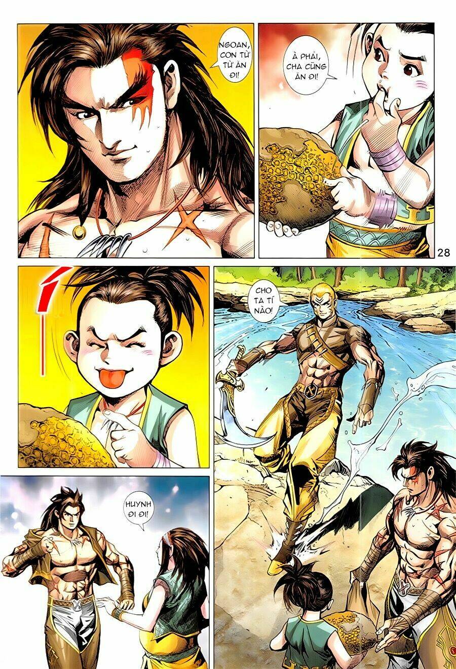 xuân thu mãnh sĩ chapter 1 28