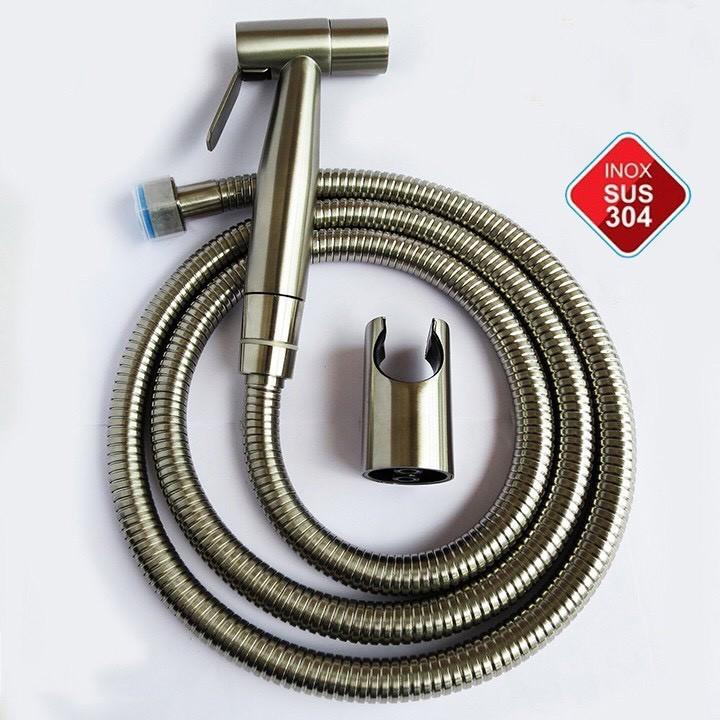 Vòi xịt vệ sinh tăng áp cao cấp INOX 304