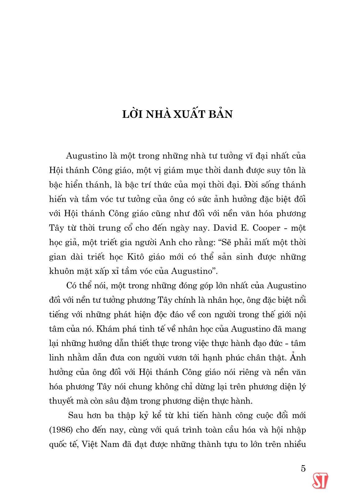 Triết Học Tôn Giáo Của Augustino