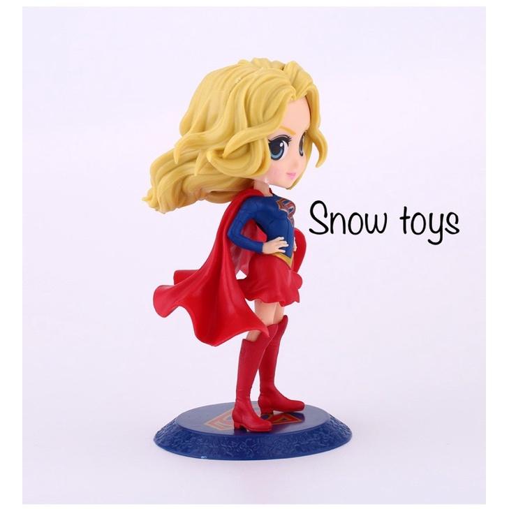 Mô hình Supergirl - Tiểu cảnh nữ siêu nhân super girl để bàn mini - cao 15cm