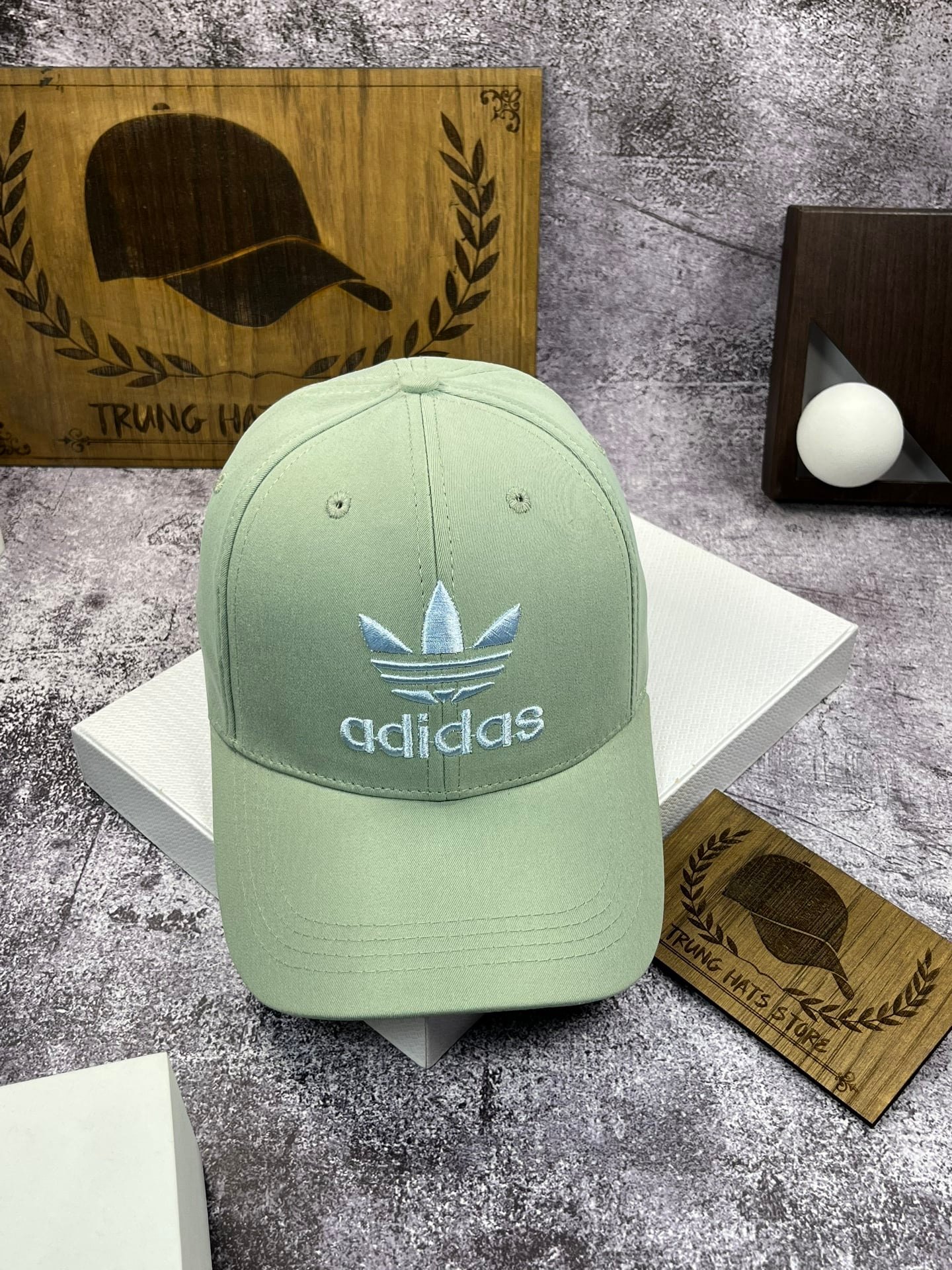 Nón kết, mũ lưỡi trai Adi.das bít đuôi phối vải kaki form đẹp thời trang đường phố