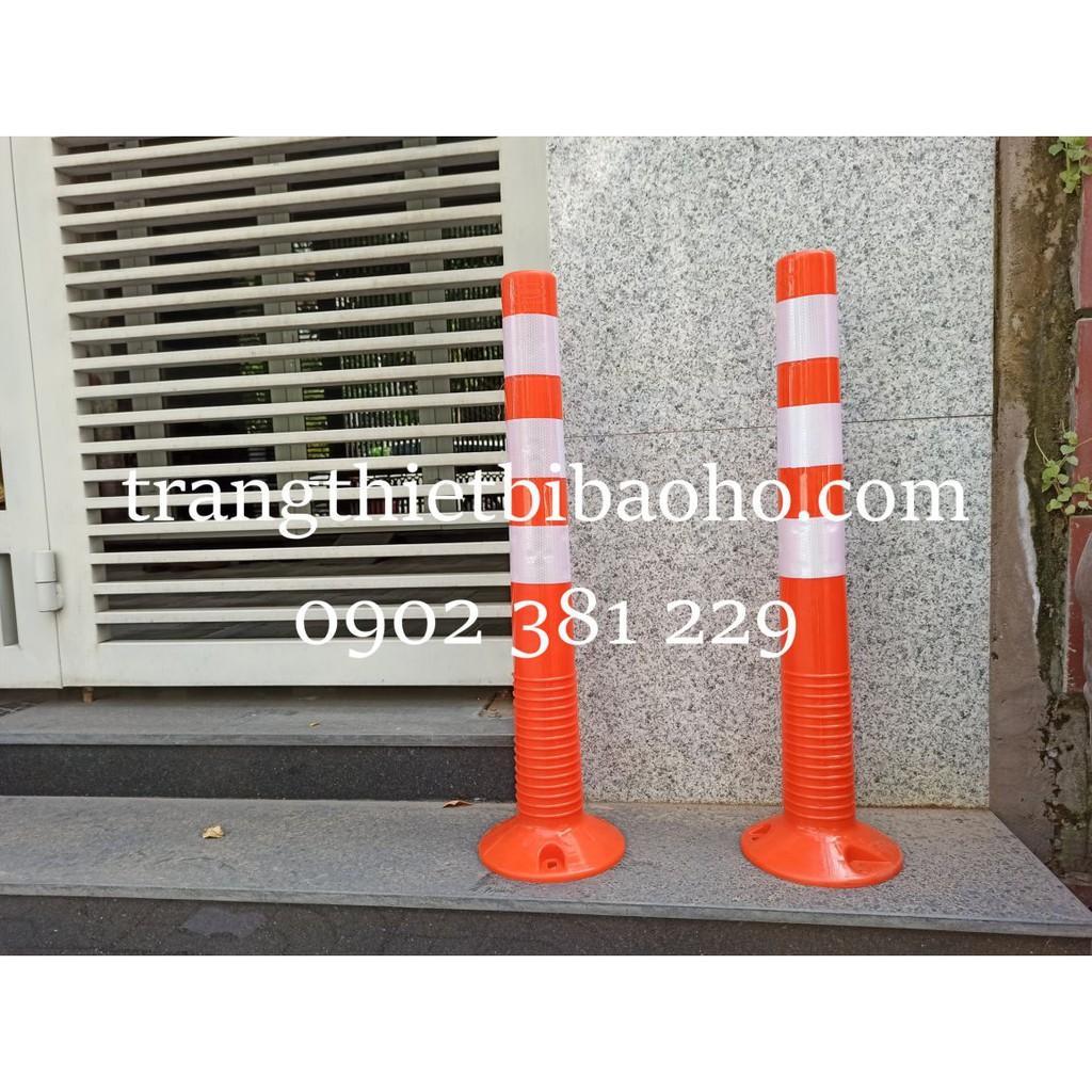 Cọc tiêu giao thông phân làn hình trụ nhựa dẻo - GT75B màu cam dài 75cm