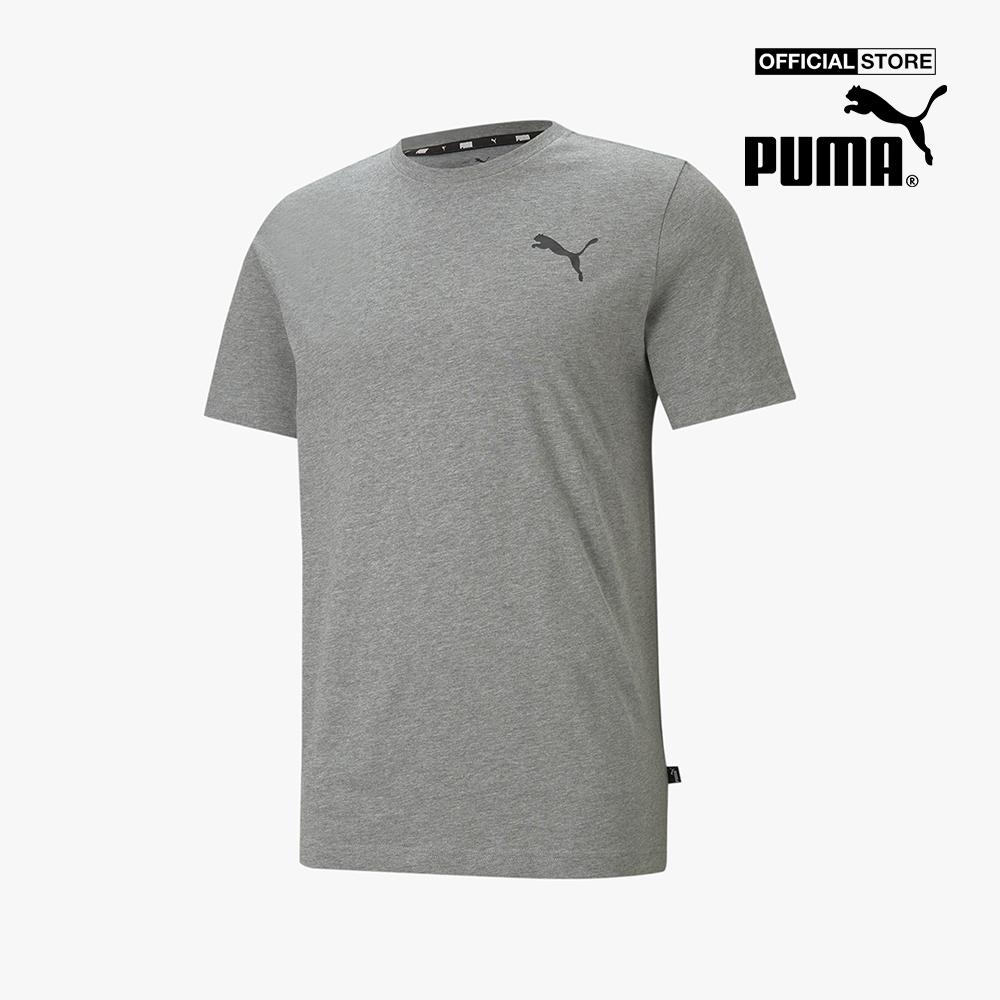 PUMA - Áo thun thể thao nam ngắn tay Essentials Small Logo Train 586668