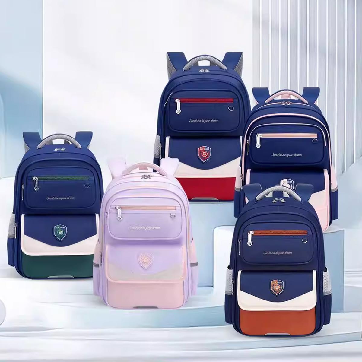Ba Lô Chống Gù - Sun Eight 22339 - Màu Hồng Tím, Xanh Navy, Đỏ, Nâu, Xanh Lá