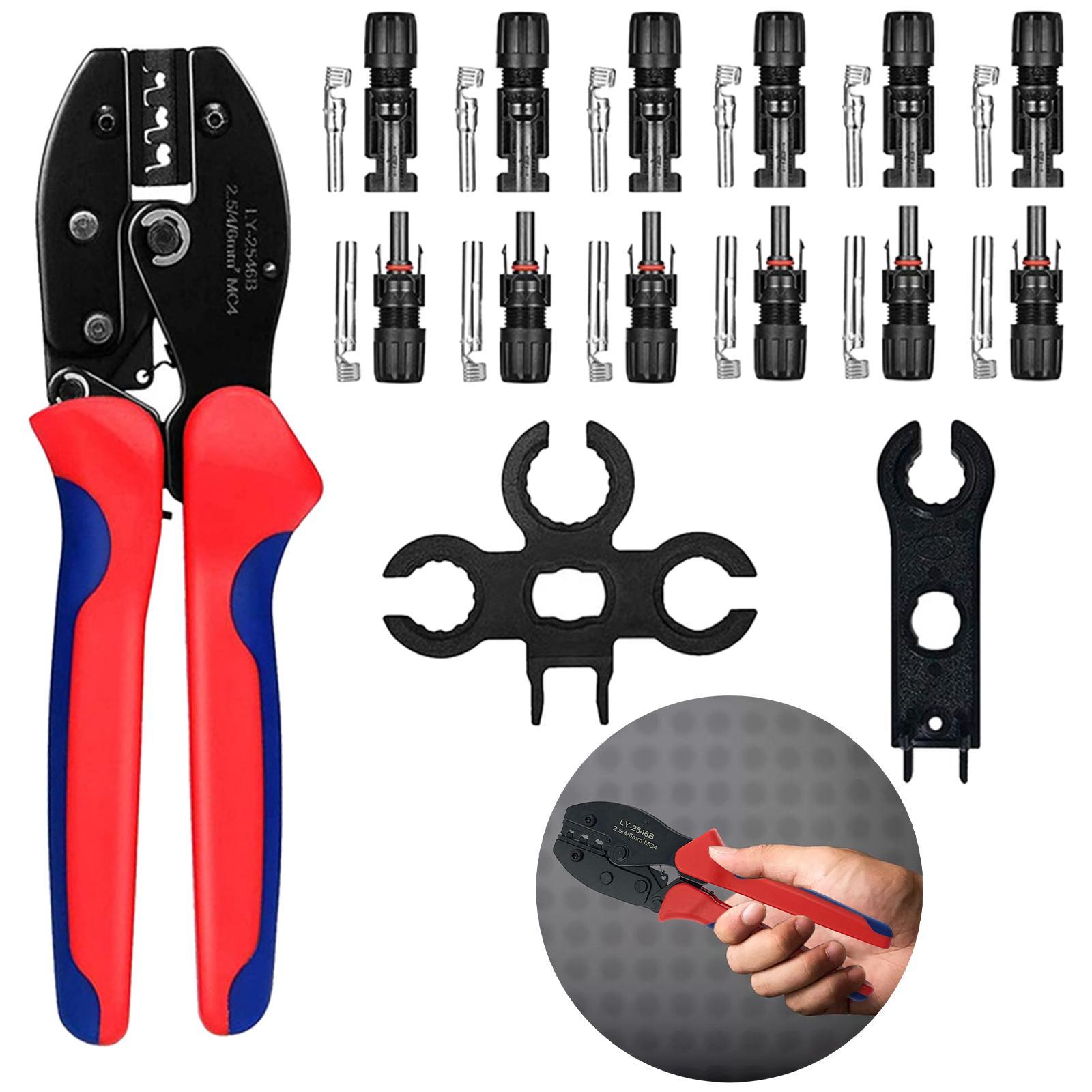 High-Carbon Steel Crimping Pliers Wire Cutters Crimping Tool for Insulated Connectors and Wire Terminal