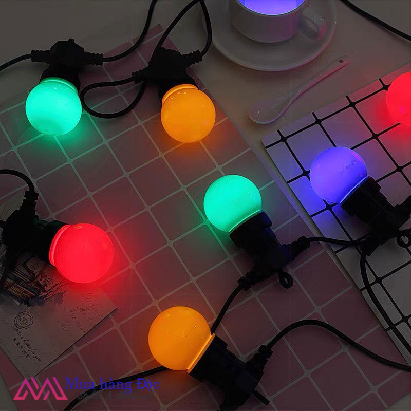 Đèn Trang Trí Dây Đèn Led Trang Trí G50 Bóng lớn 5cm Bóng Lớn Cắm Điện chống nước