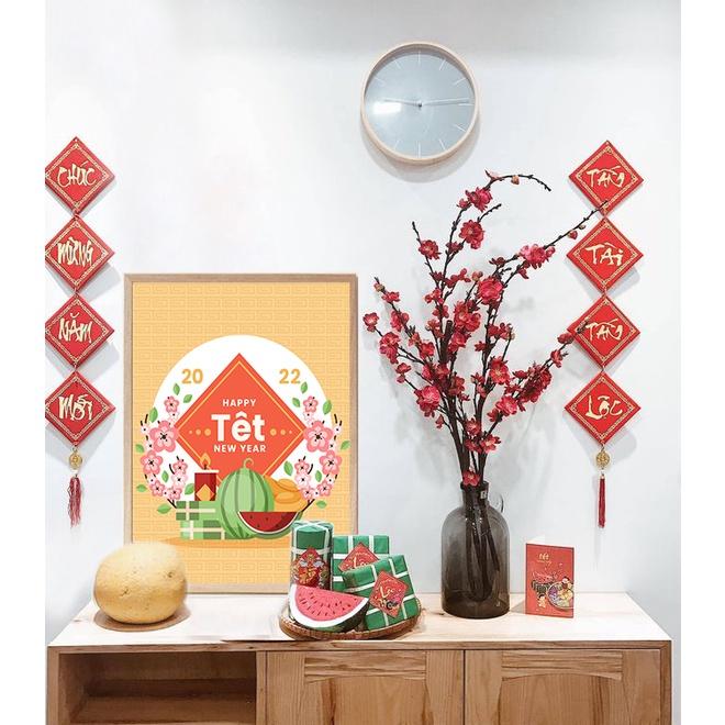 Tranh Tết, Tranh canvas decor ngày Tết