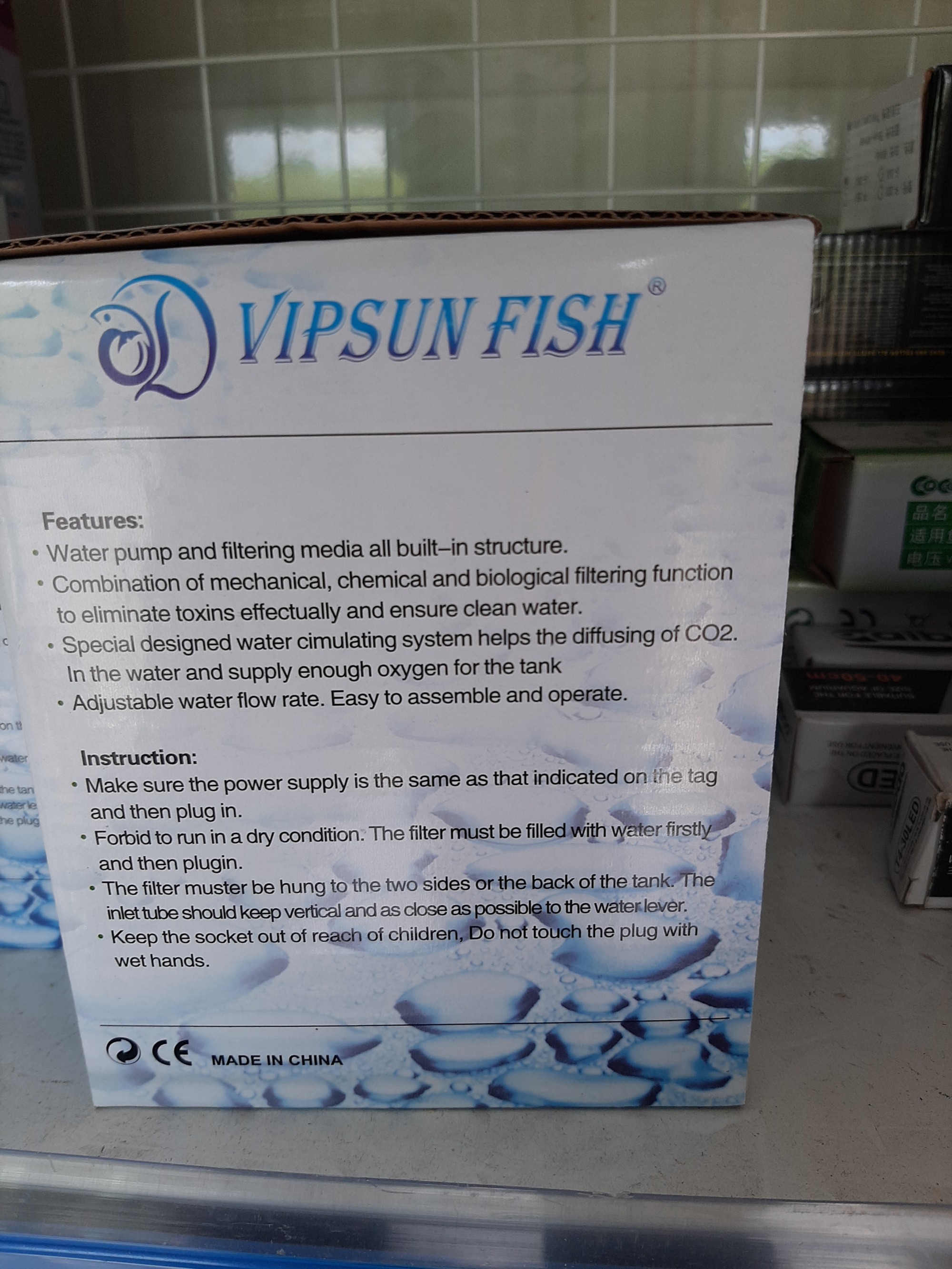 Lọc thác Vipsun AP606H cho bể dài 40-50cm