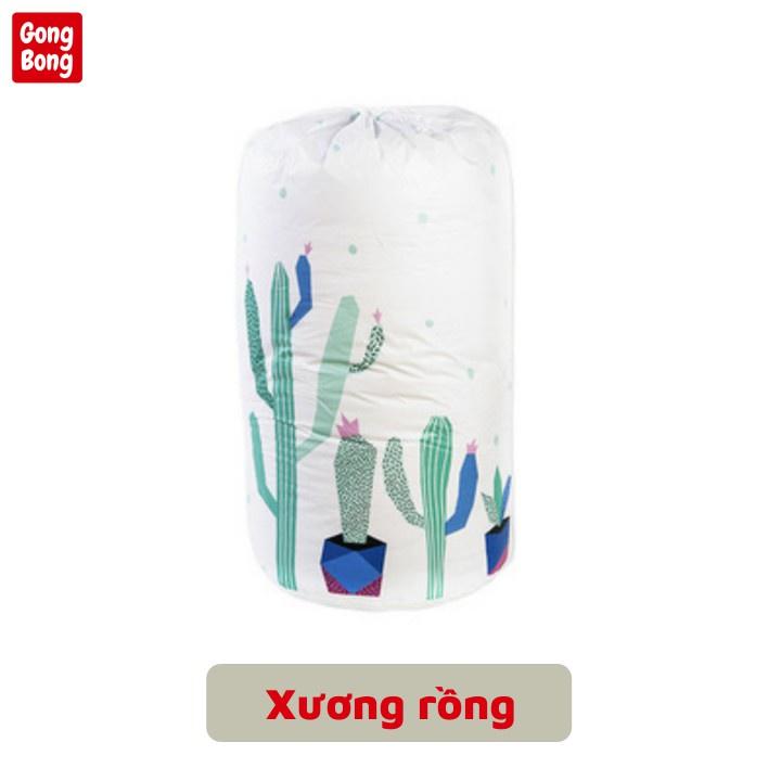 Túi hút chân không đựng quần áo không cần bơm đựng chăn màn dùng tay ép tiện lợi