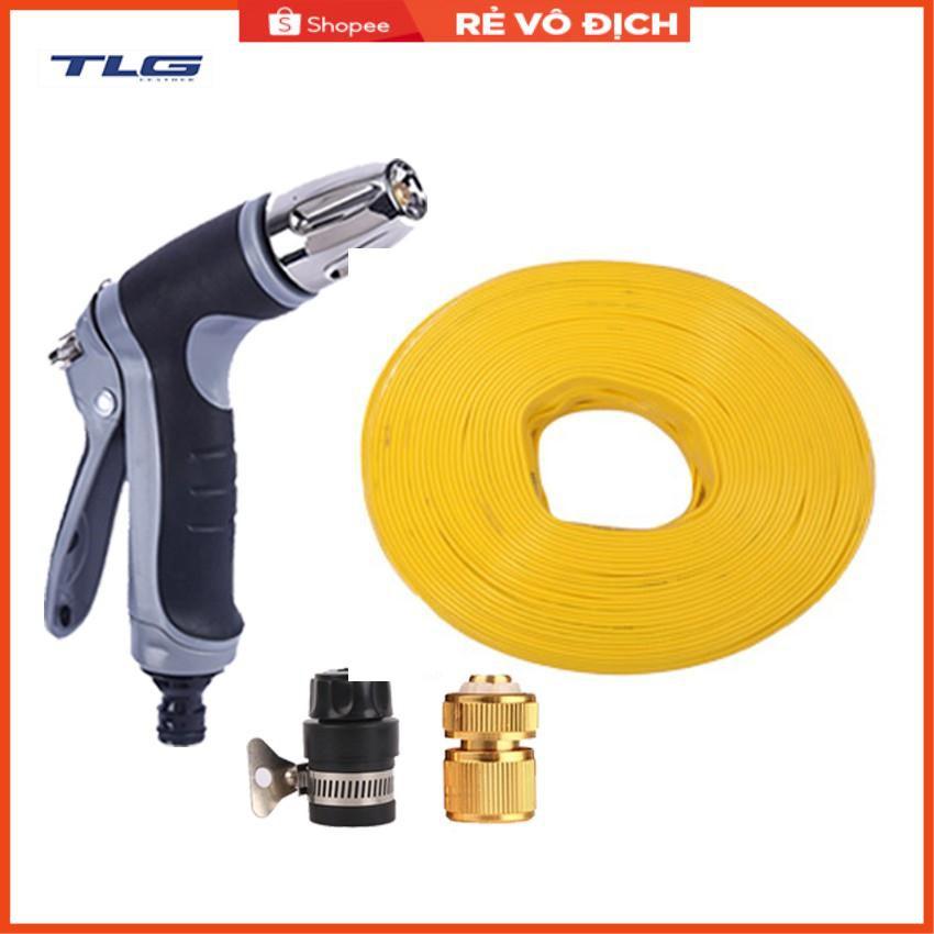 Bộ dây và vòi xịt tăng áp rửa xe tưới cây 3-5M 206817