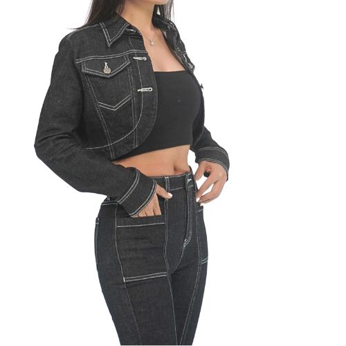 Áo khoác Jean A9 siêu đẹp_ Quần bò nữ ống suông hách dáng fom chuẩn nhà máy SAMMA JEANS