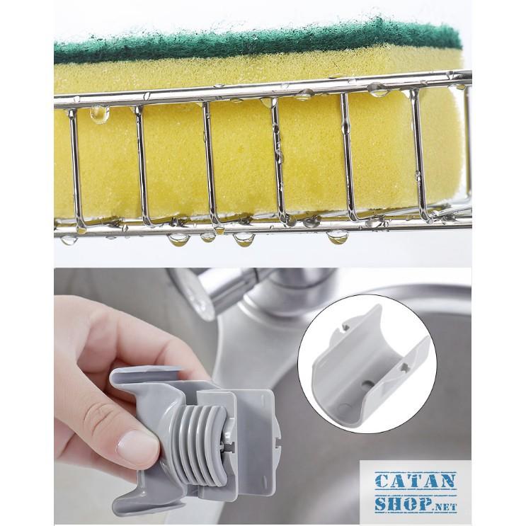 Giỏ treo inox vòi bồn rửa chén tiện dụng