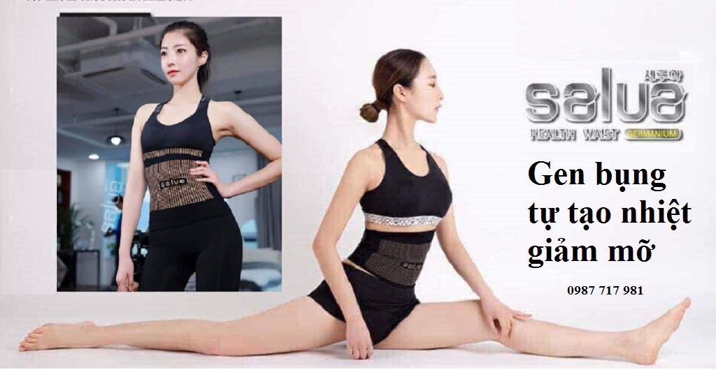 Gen định hình bụng tự đốt cháy mỡ thừa Salua